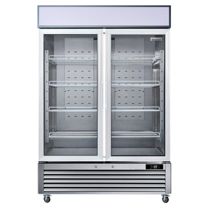 Bellaro Commercial 139.7 cm 1,387.5 L Convertible Glass Door Merchandiser