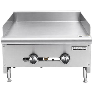 Bellaro Commercial 60.95 cm Commercial Gas Thermostat Griddle