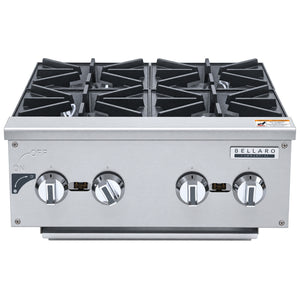 Bellaro Commercial 4 Burner Gas Hotplate