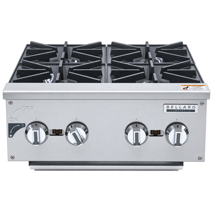 Bellaro Commercial 4 Burner Gas Hotplate