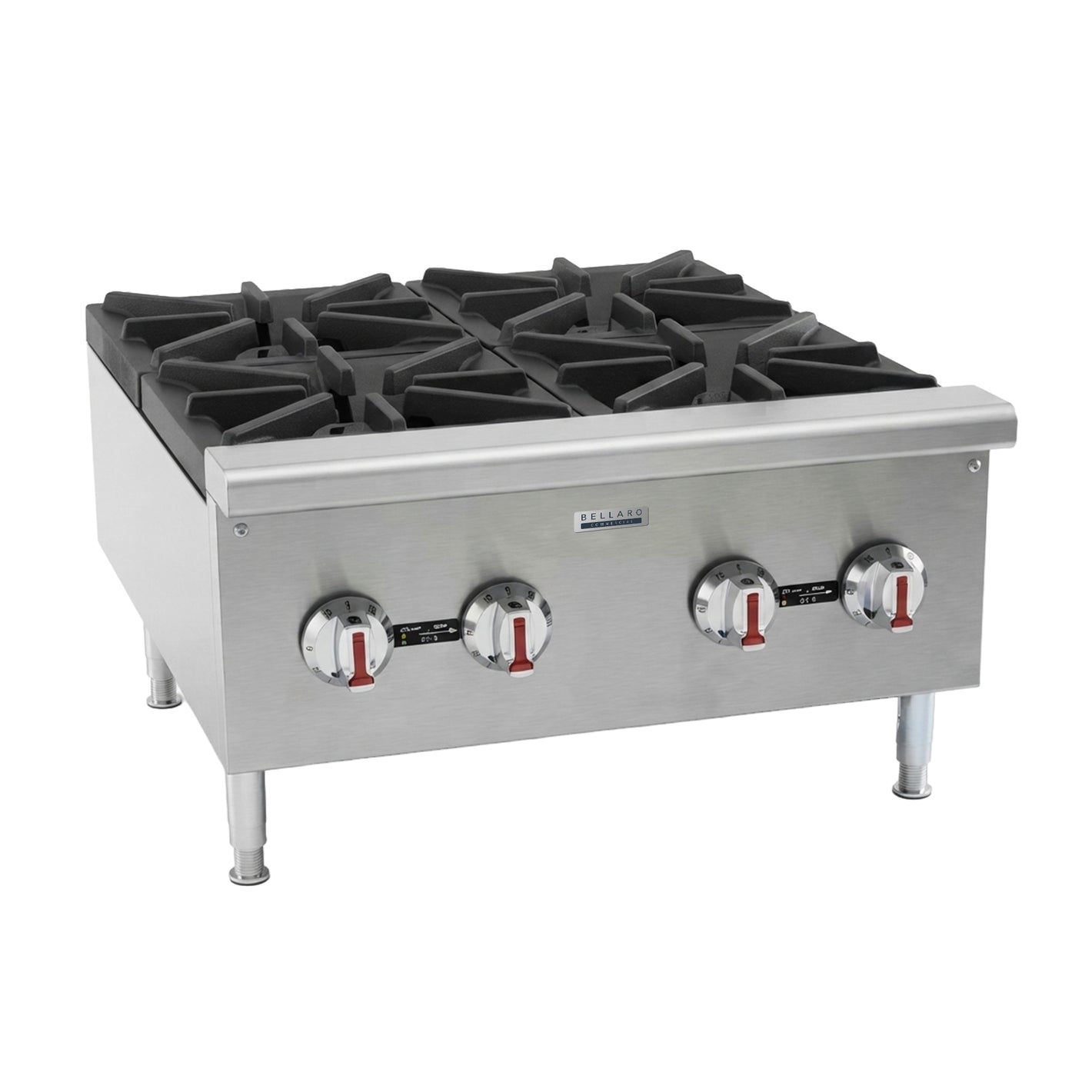 Bellaro Commercial 4 Burner Gas Hotplate