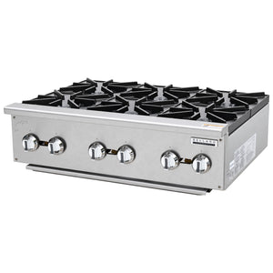 Bellaro Commercial 6 Burner Gas Hotplate