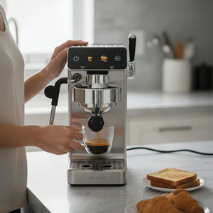 Bellaro Dualis Espresso Machine, Stainless Steel