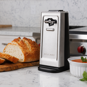 Bellaro Smooth-Edge Electric Can Opener, Black/Stainless