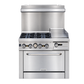 Bellaro Commercial Gas Range with 30.45 cm Griddle and Oven