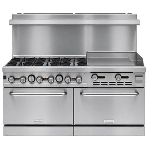 Bellaro Commercial 6 Burner Gas Range with 60.95 cm Griddle