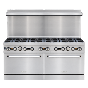 Bellaro Commercial 10 Burner Gas Range with Oven