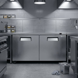 Bellaro Commercial 356.8 L Stainless Steel Undercounter Freezer/Refrigerator