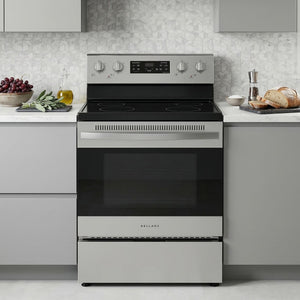 Bellaro 30 in. 5.0 cu. ft. Rear Control Electric Range, Stainless Steel