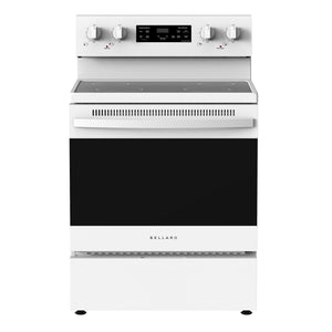 Bellaro 30 in. 5.0 cu. ft. Rear Control Electric Range, White