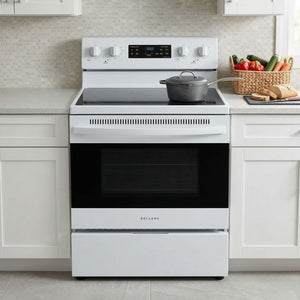 Bellaro 30 in. 5.0 cu. ft. Rear Control Electric Range, White