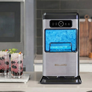 Bellaro Crunchy Chewable Nugget Ice Maker, Stainless Stee