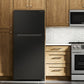 Bellaro 76.2 cm 512.5 L Top Freezer Refrigerator, Black