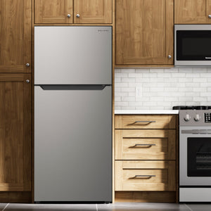 Bellaro 76.2 cm 512.53 L Top Freezer Refrigerator, Stainless Steel