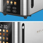 Bellaro 4-Slice Long Slot Toaster, Touchscreen, Stainless Steel