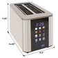 Bellaro 4-Slice Long Slot Toaster, Touchscreen, Stainless Steel