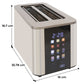 Bellaro 4-Slice Long Slot Toaster, Touchscreen, Stainless Steel