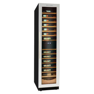 Bellaro 111-Bottle Dual-Zone Wine Fridge in Black