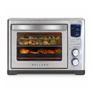 Bellaro 11-in-1 Digital Air Fryer Toaster Oven with Rotisserie, 24L